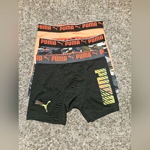 Boys Puma Boxer Brief Underwear NWOT Size M